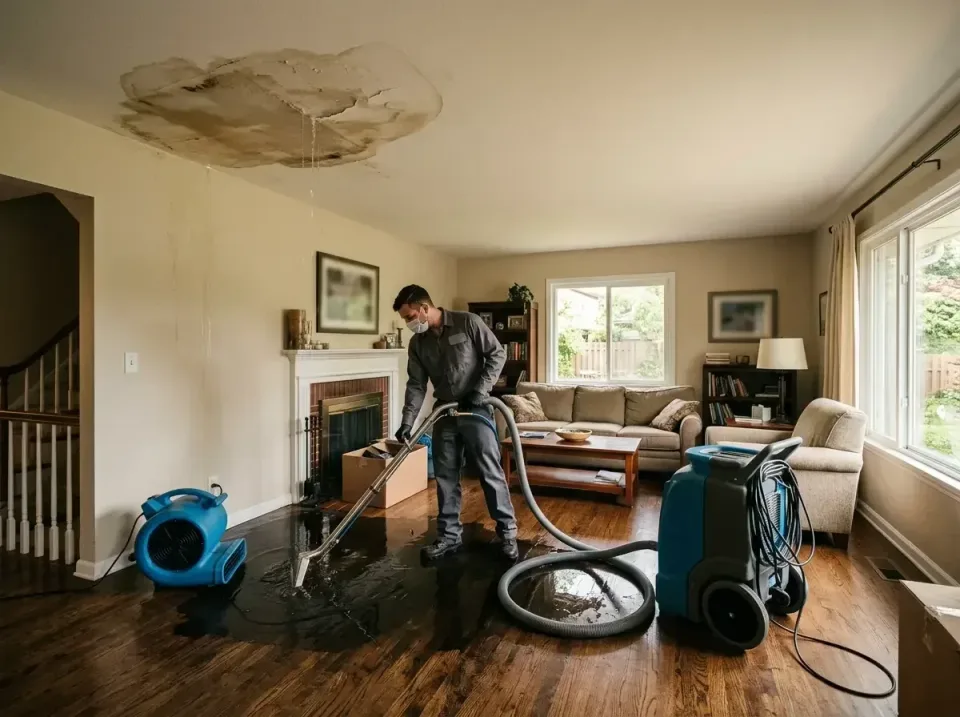 attic-pipe-burst-ceiling-drip-008 — frequently asked questions, Water Damage Restoration & Carpet Care in New Brighton, MN